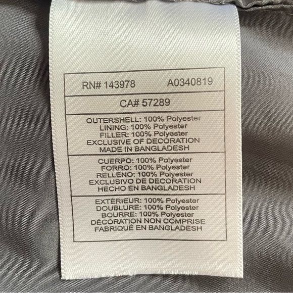 Puma Colorblock Puffer Vest Blue Gray Size XS (5-6) - Picture 4 of 7